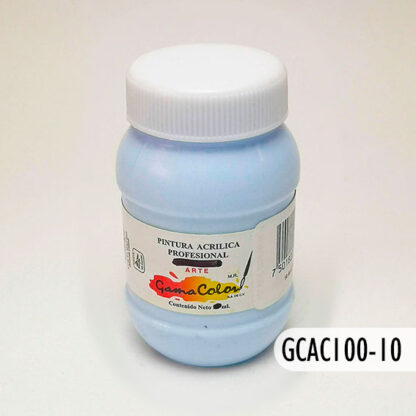 Pintura Acrílica Gama Color 100-10 Azul Pastel