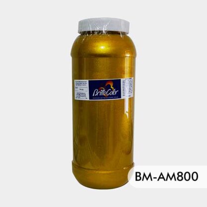 Pintura metálica Brilla Color 1lt Amarillo AM-800