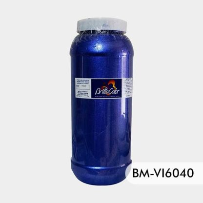 Pintura metálica Brilla Color 1lt Violeta Índigo VI-6040