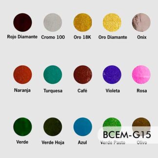 Gama Esmalte Metálico Brilla Color 15 colores
