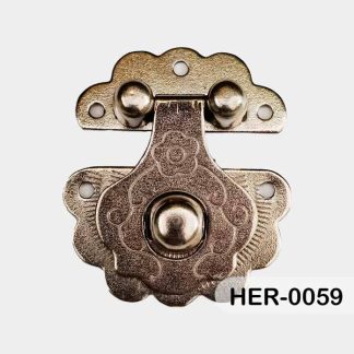 Porta candado 4 cm Plata #0059 S69