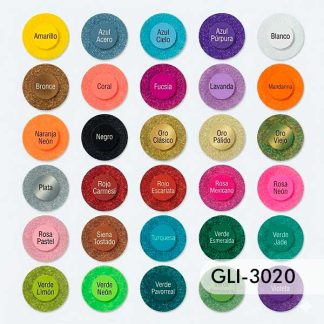 Gama Glitter premium 30 colores S69